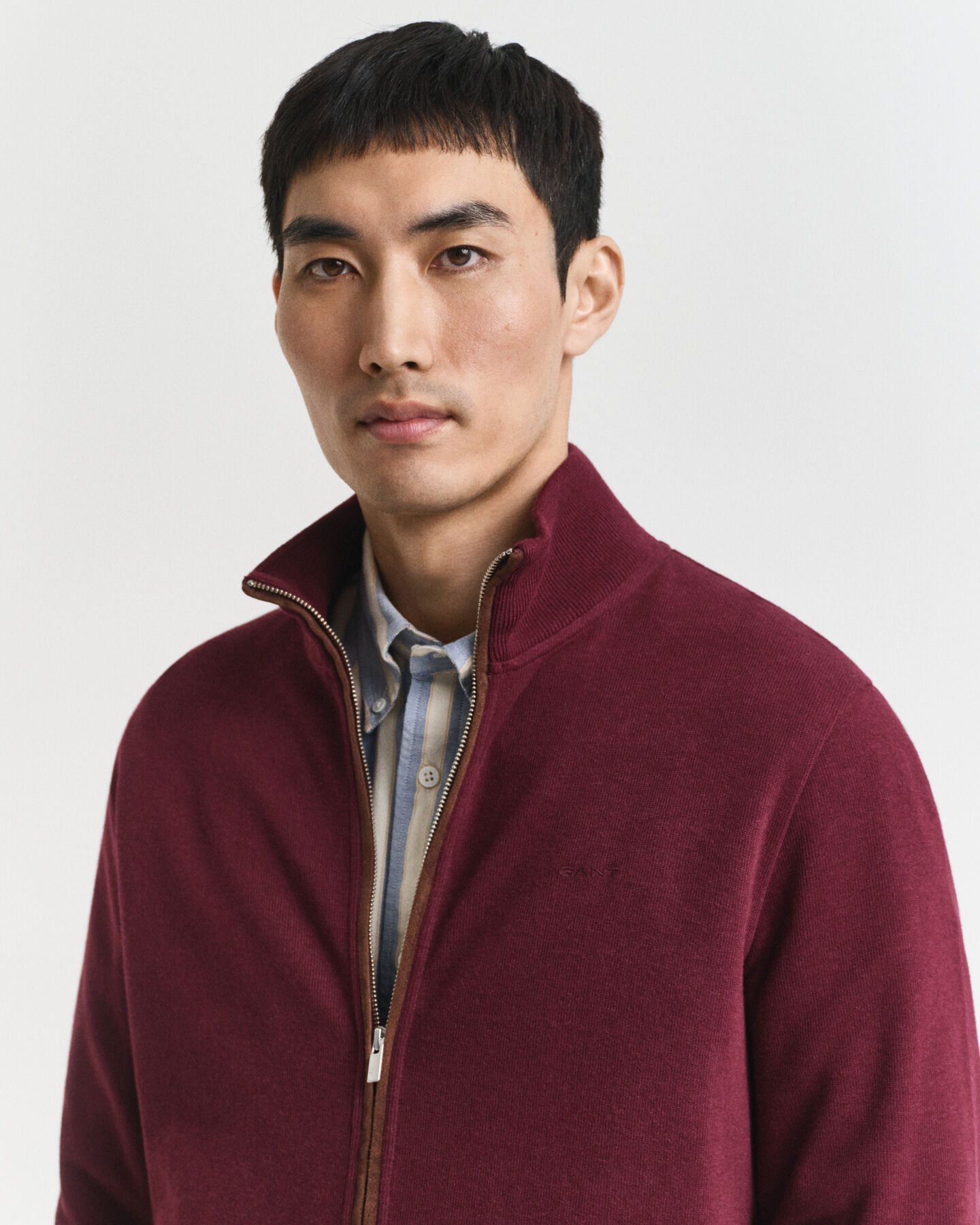 Sacker Rib Zip Cardigan