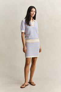 Multistriped Textured Top