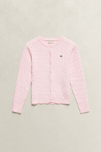 Teen Girls Cable Knit Cardigan