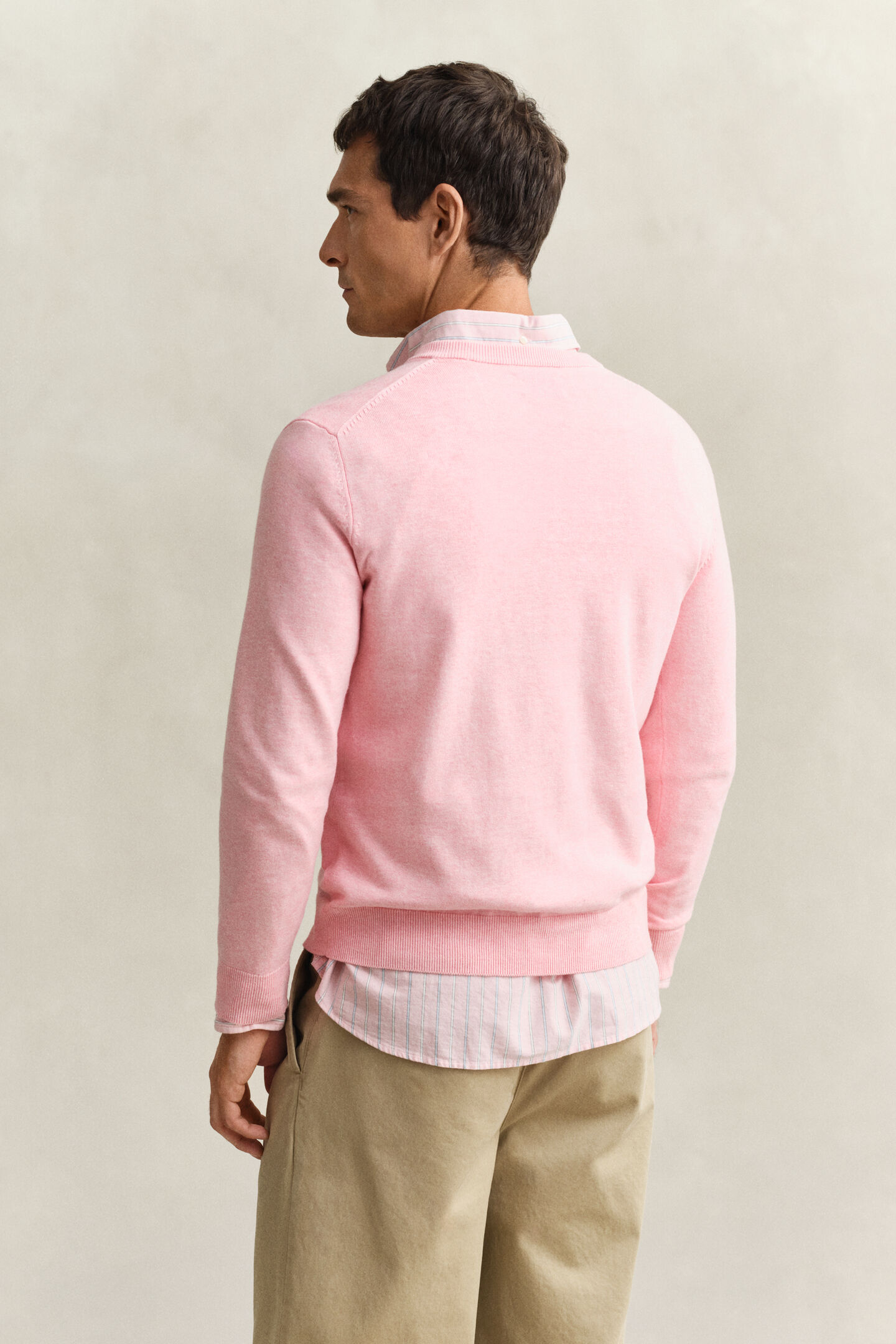 Classic Cotton V-Neck Sweater
