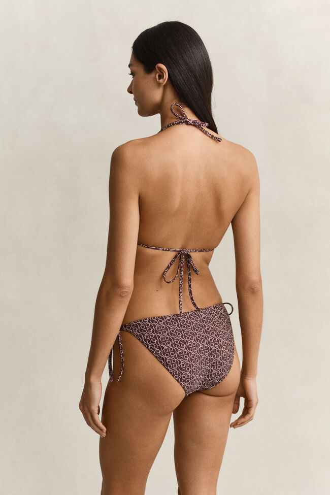 Printed Side Tie Bikini Bottoms