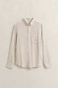 Striped Linen Blend Shirt