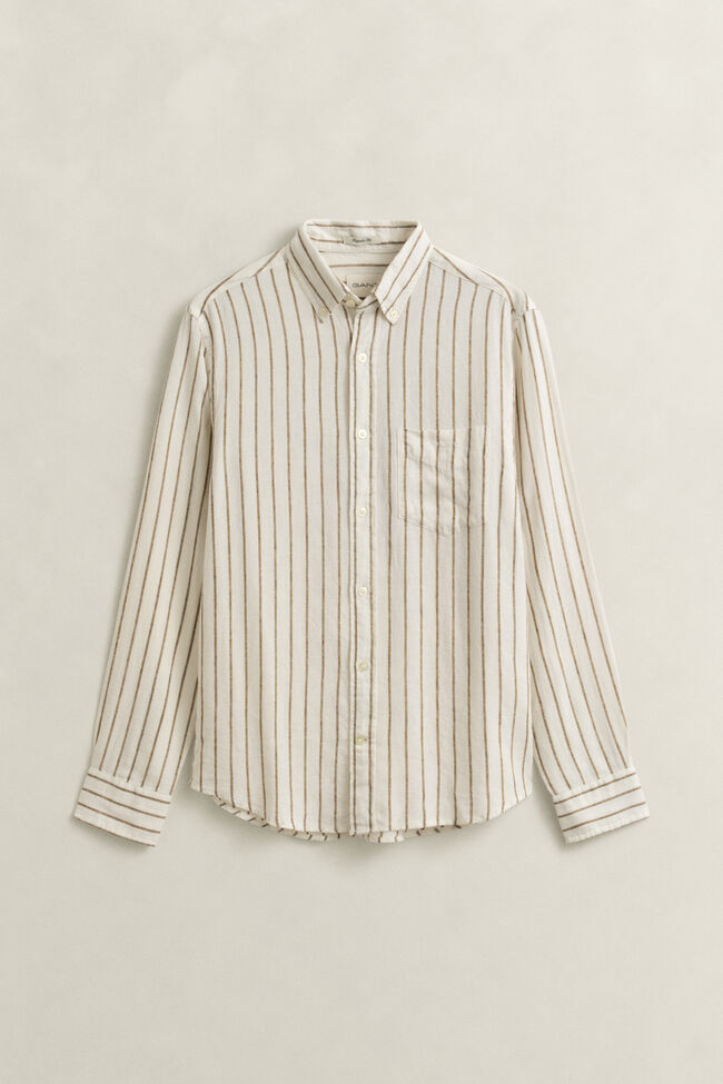 Striped Linen Blend Shirt