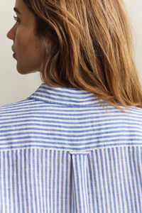 Regular Fit Striped Linen Shirt