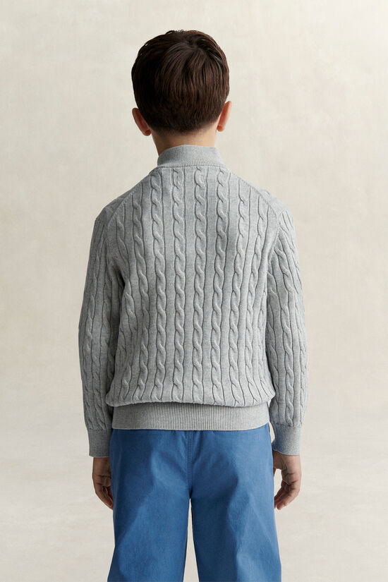 Teen Boys Shield Half Zip Sweater