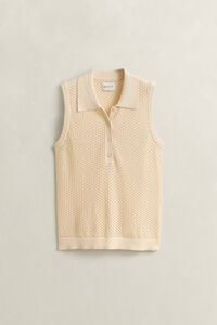 Sleeveless Lace Knit Top