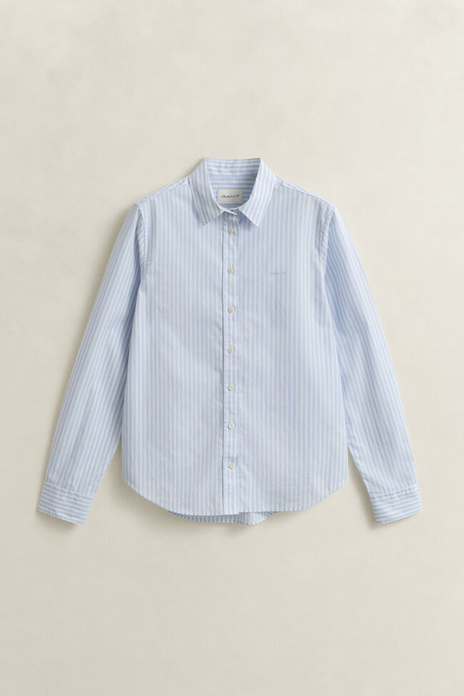 Regular Fit Classic Striped Poplin Shirt