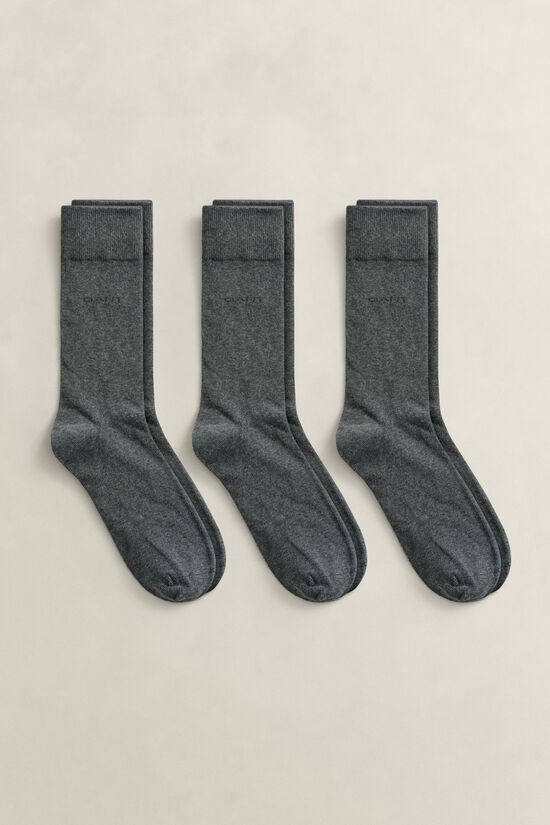 3-Pack Soft Cotton Socks