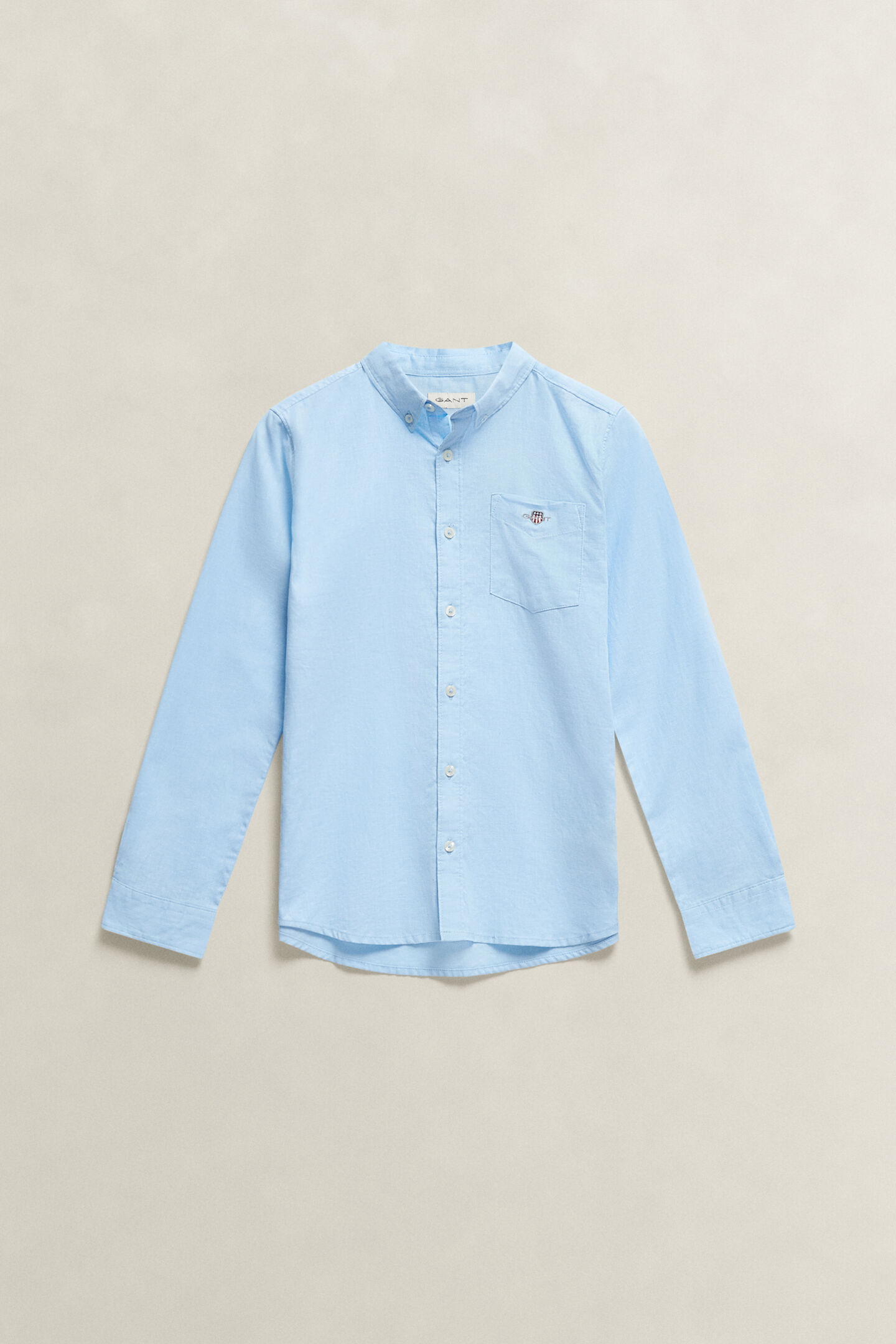 Teen Boys Linen Blend Shirt