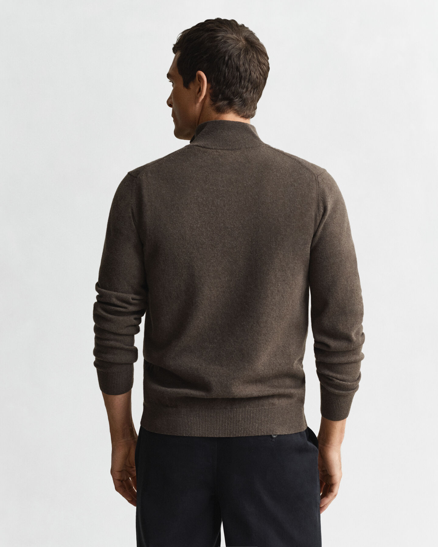 Superfine Lambswool Half-Zip Sweater