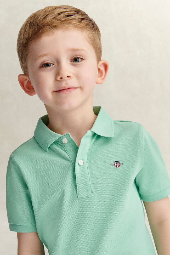 Kids Shield Piqu&eacute; Polo Shirt