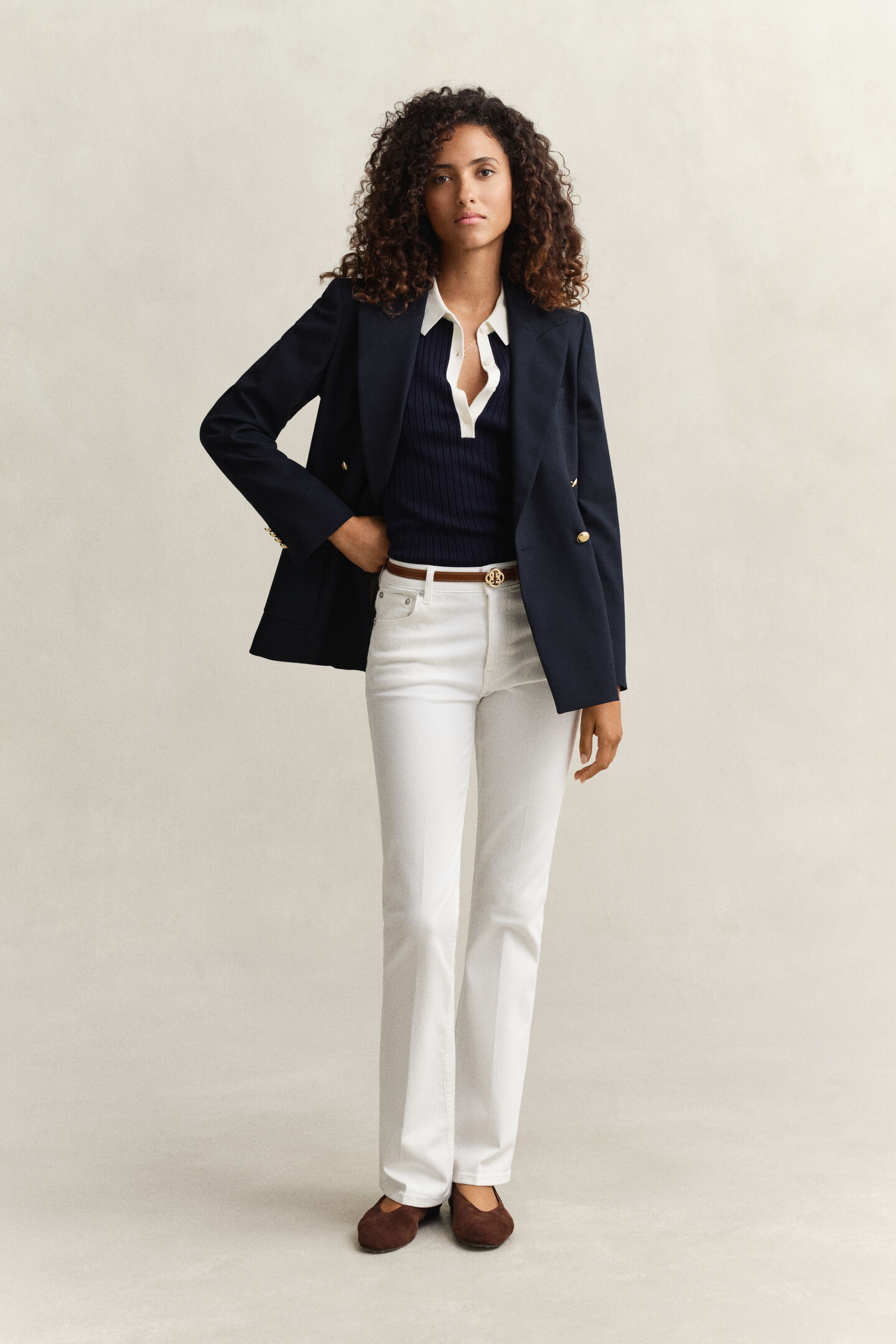 Flared Stretch Jeans