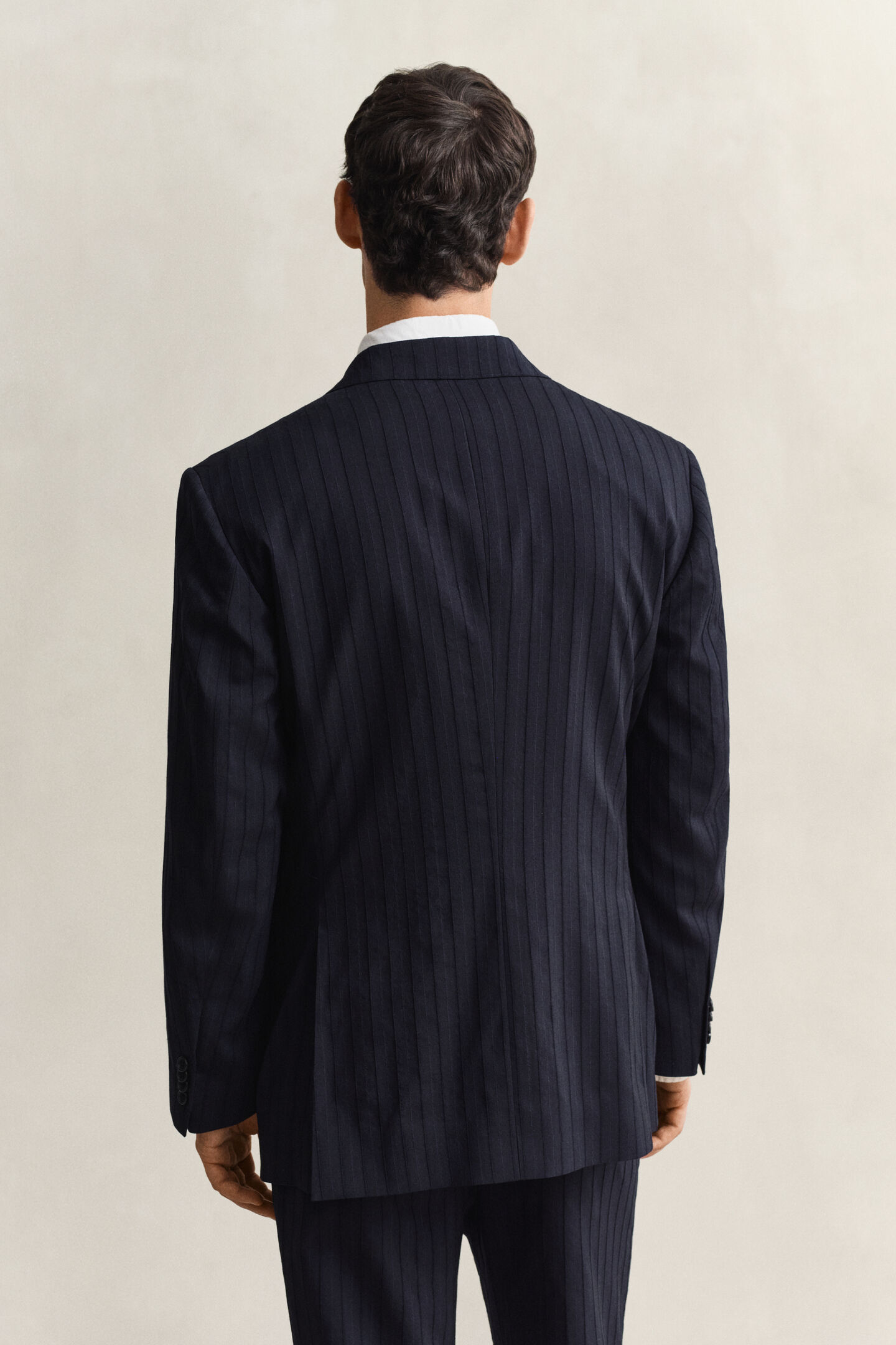 Tonal Pinstripe Suit Jacket
