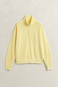 Washed Shield Half-Zip Sweatshirt