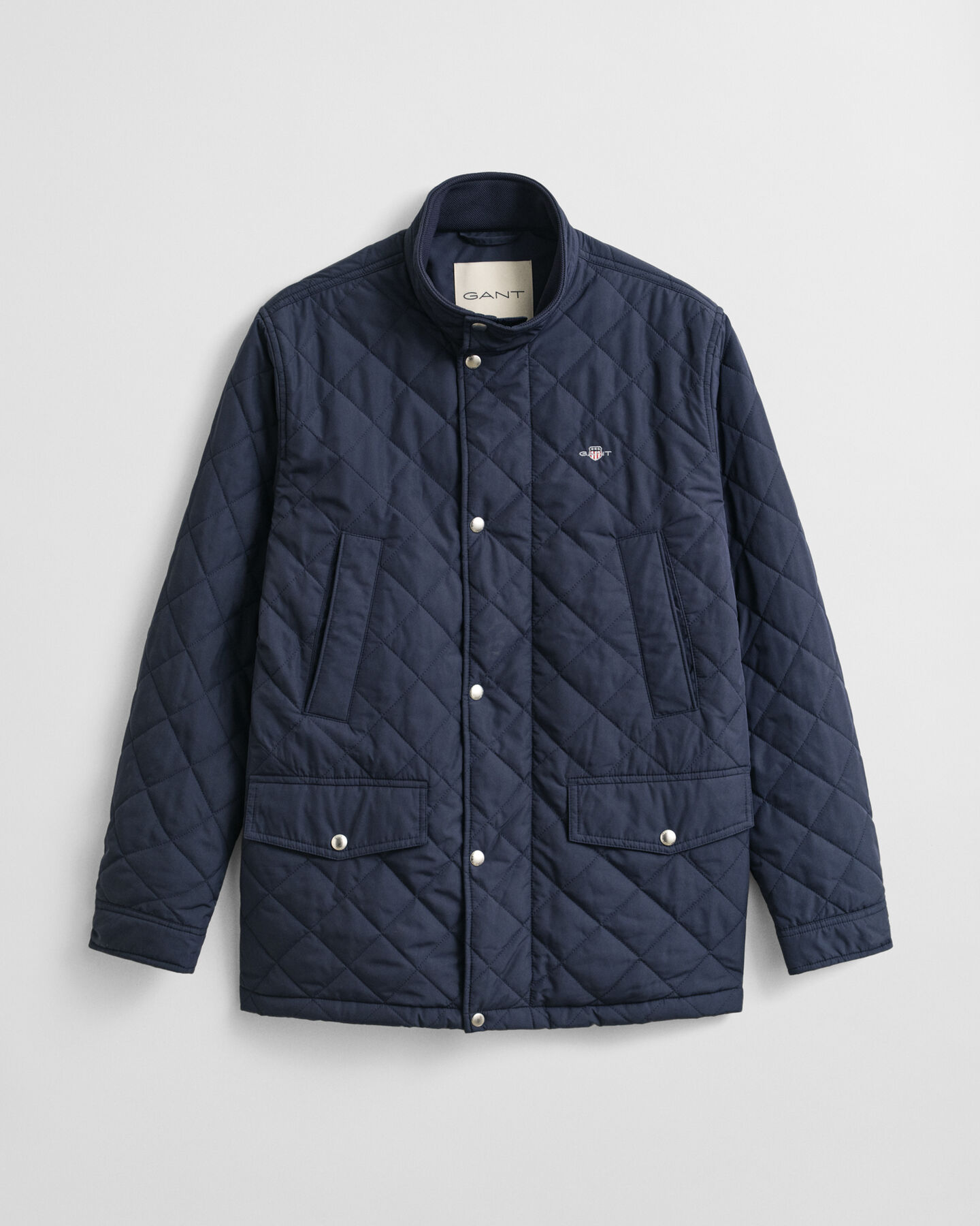 Quilted Windcheater Mid-Length Jacket