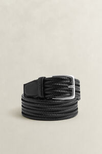Braided Elastic Leather Belt