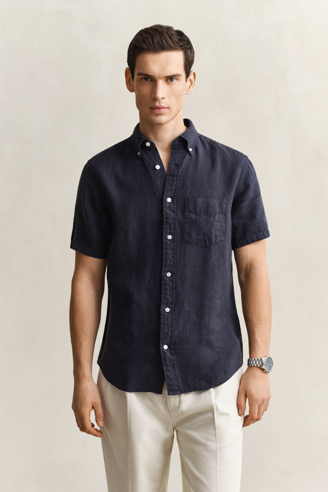 Short Sleeve Linen Shirt