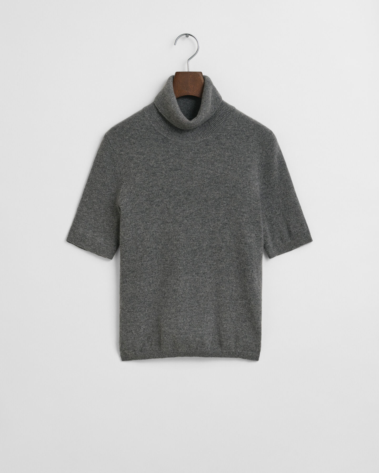 Short Sleeved Cashmere Turtleneck Sweater