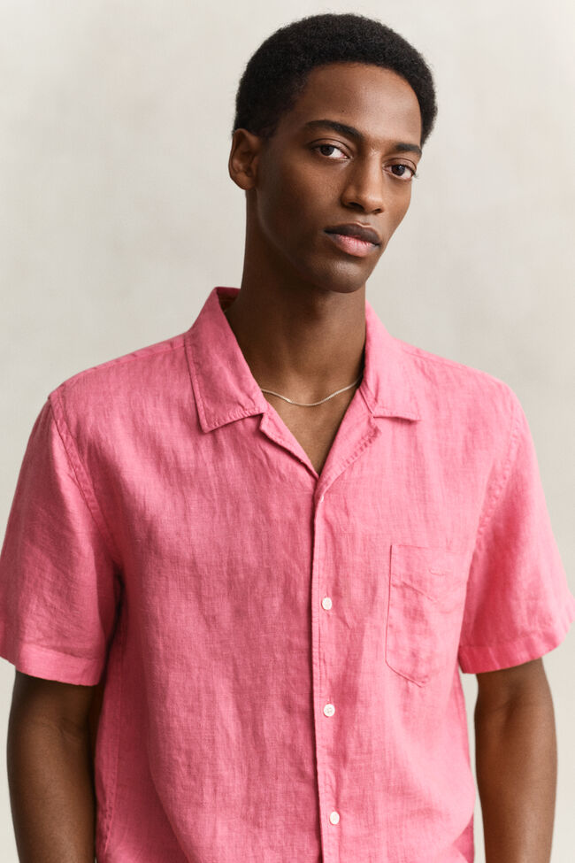 Short Sleeve Linen Shirt