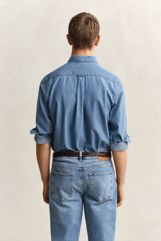 Regular Fit Indigo Shirt