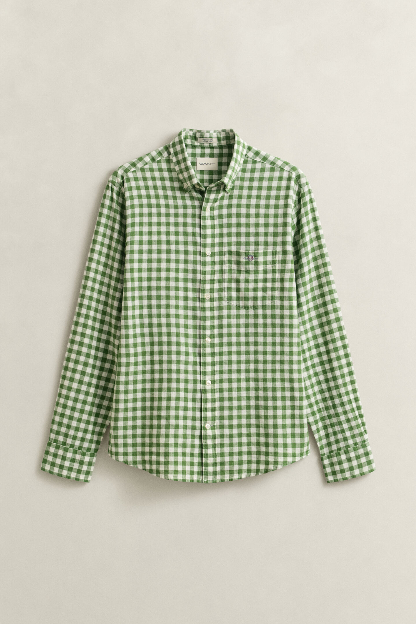 Gingham Linen Blend Shirt