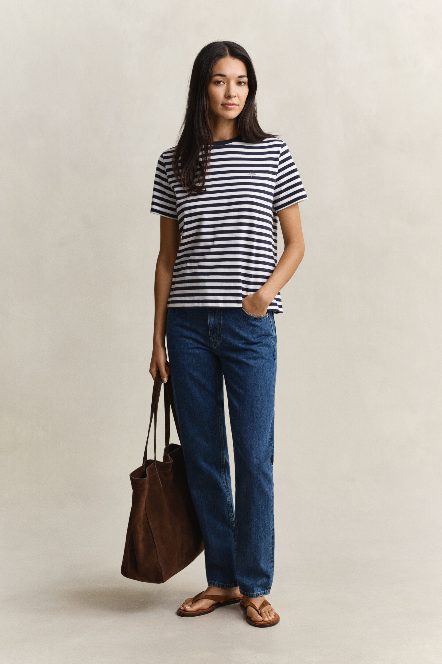 Striped Shield T-Shirt
