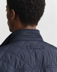 Quilted Windcheater Mid-Length Jacket