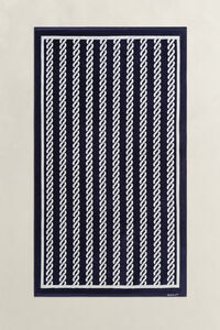 Rope Print Beach Towel