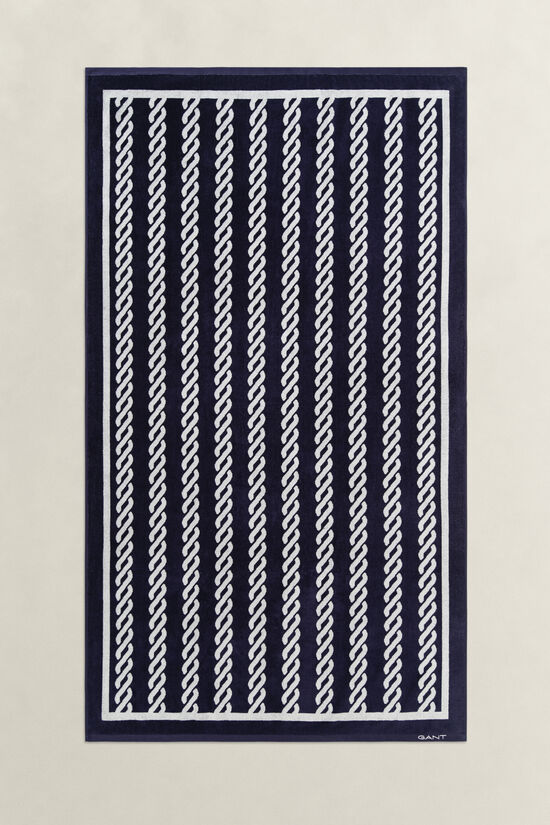 Rope Print Beach Towel