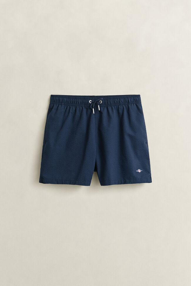 Seersucker Swim Shorts