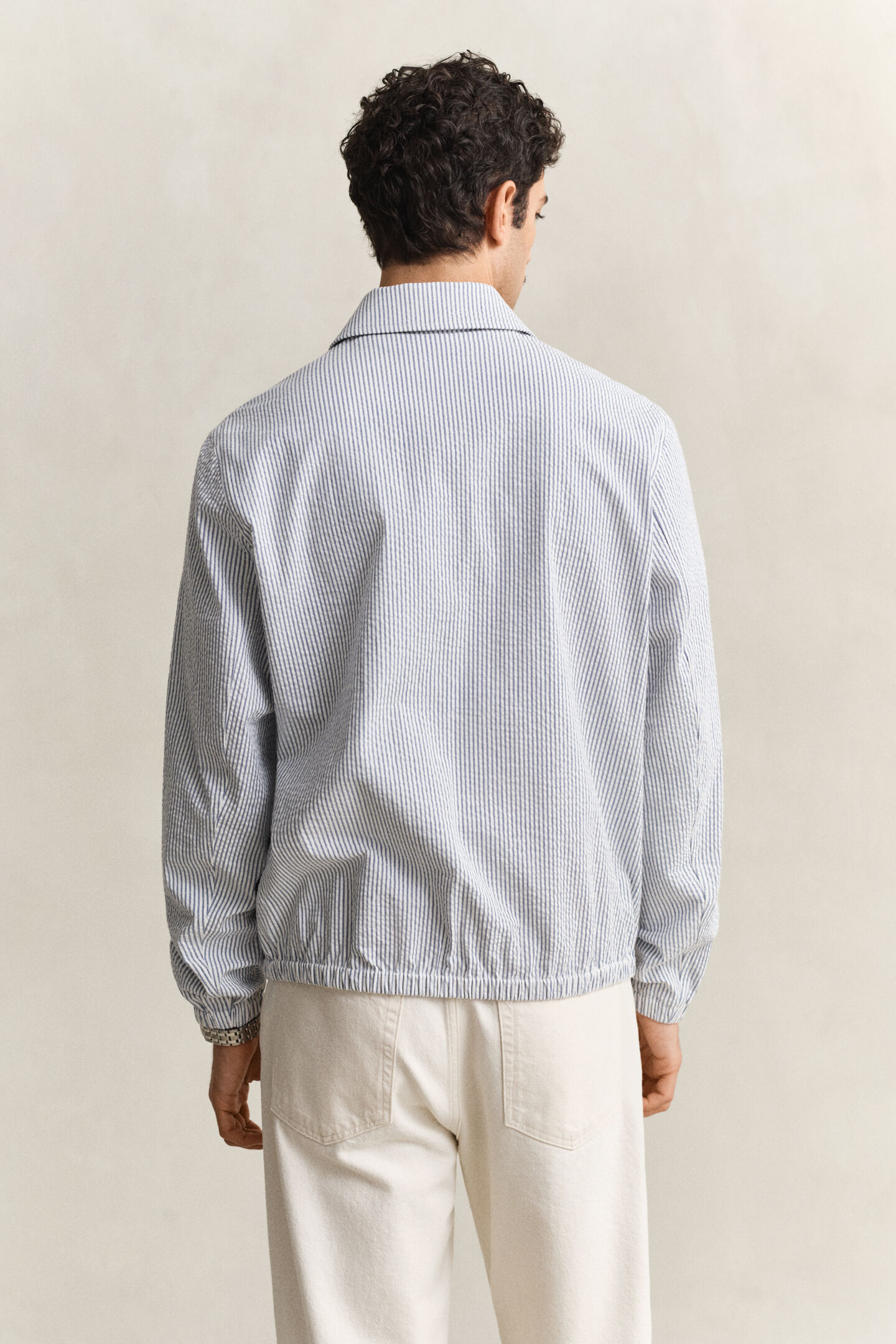 Seersucker Windcheater Jacket