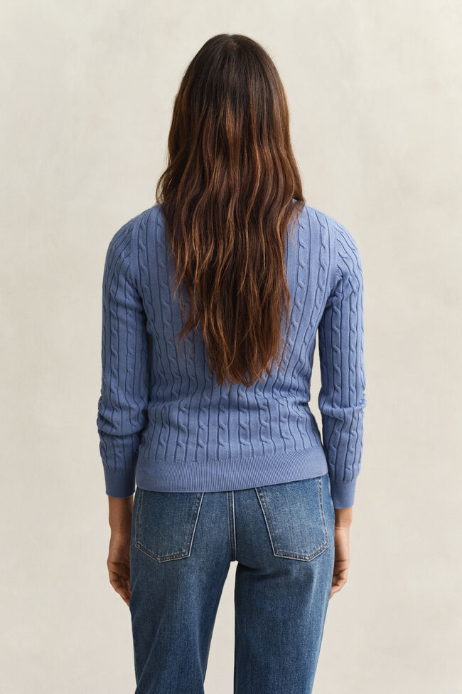 Cable Knit Crew Neck Sweater