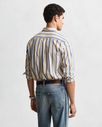 Regular Fit Striped Poplin Shirt