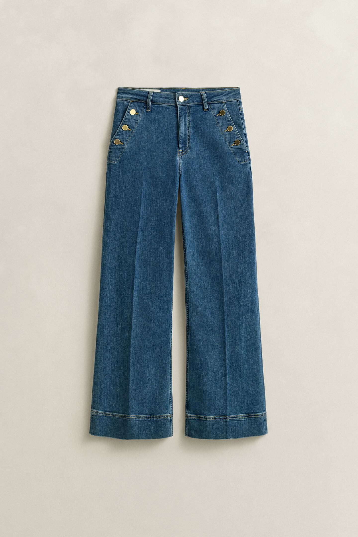 Nautical Flared Jeans