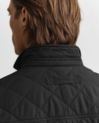 Quilted Windcheater Mid-Length Jacket