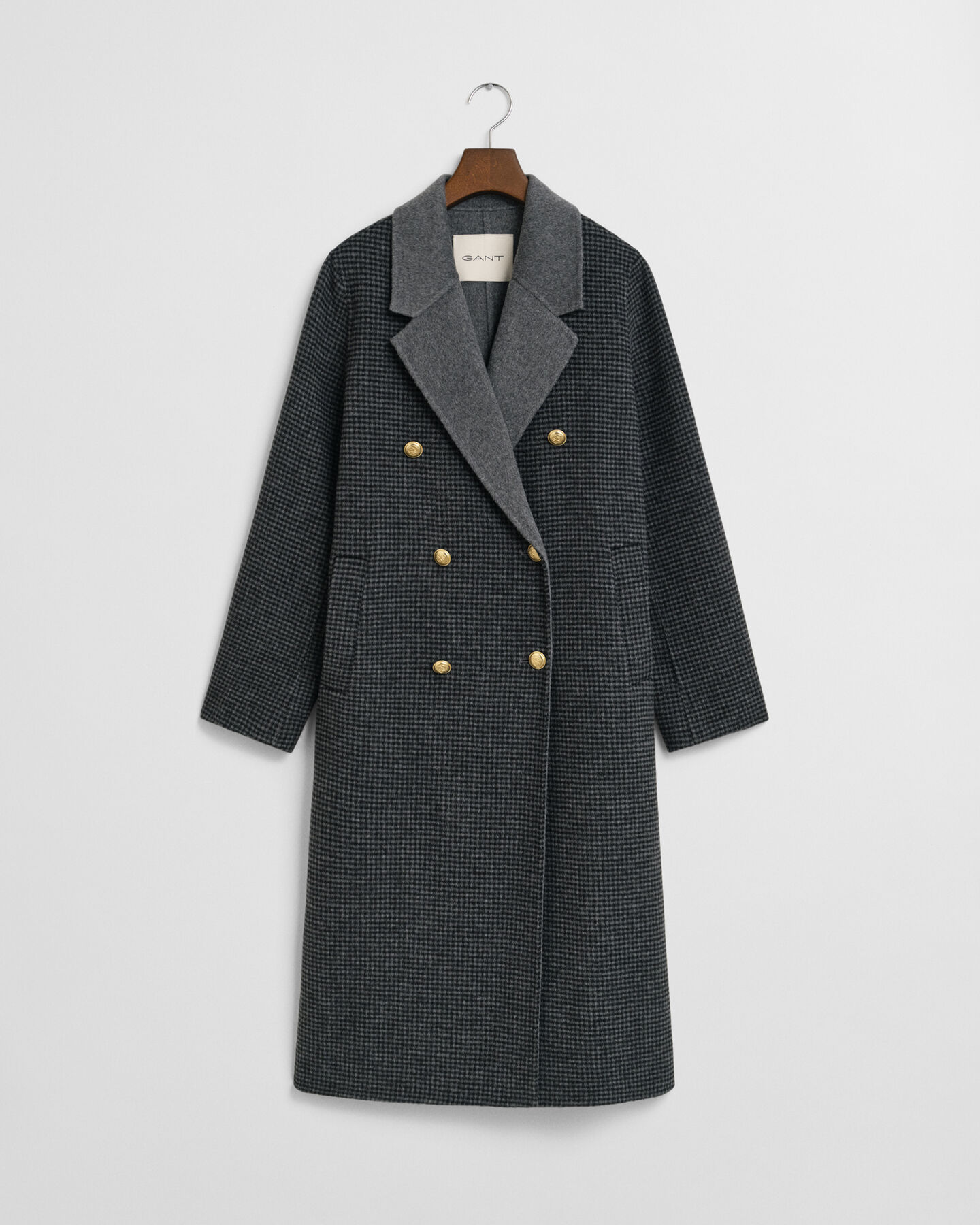Checked Handstitched Coat