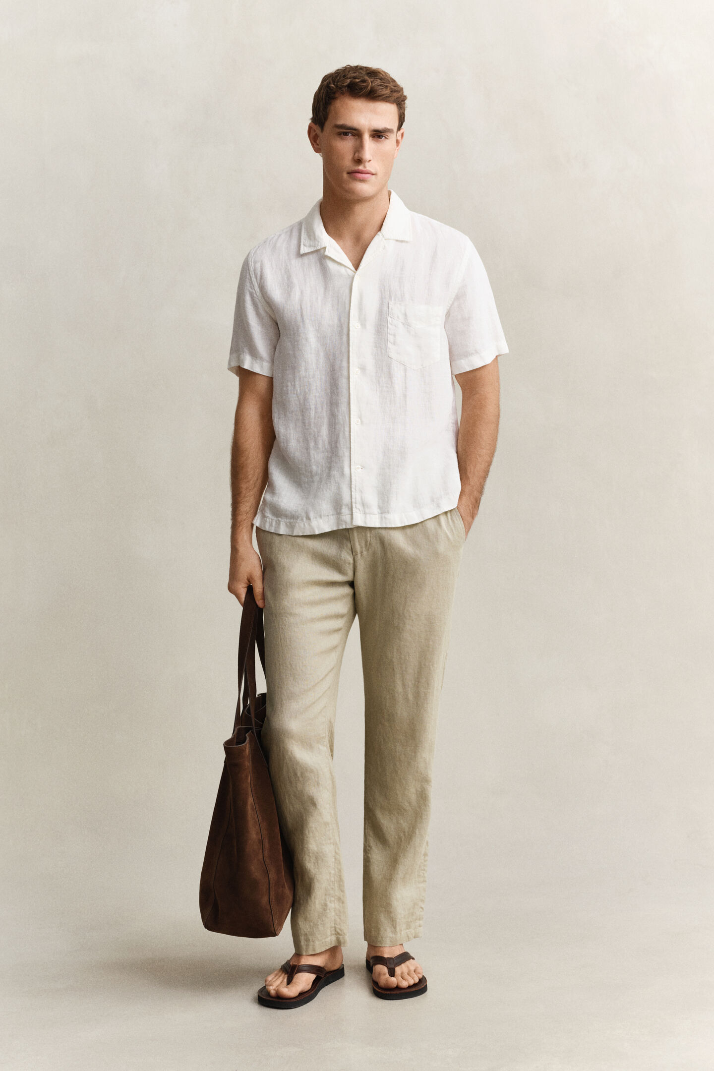 Short Sleeve Linen Shirt