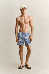 Waves Print Swim Shorts