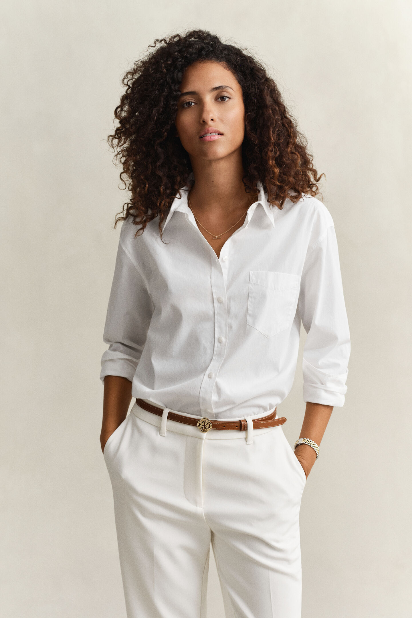 Relaxed Fit Classic Poplin Shirt