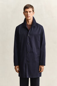 Cotton Blend Car Coat