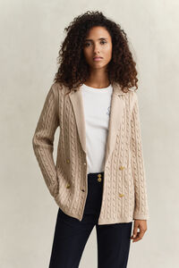 Cable Knit Club Blazer