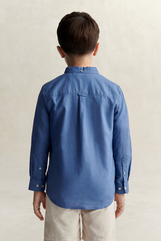Teen Boys Linen Blend Shirt