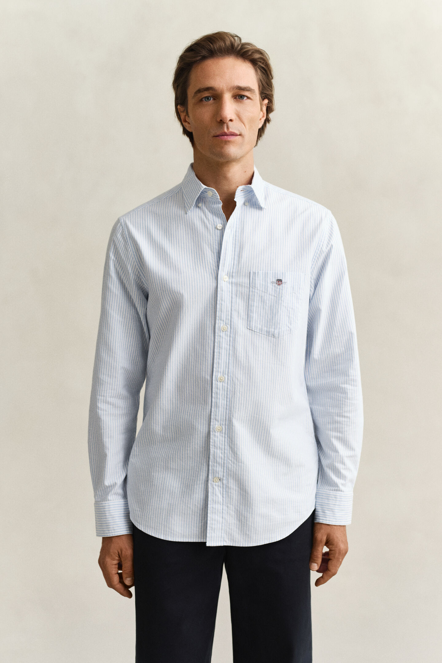 Banker Stripe Classic Oxford Shirt