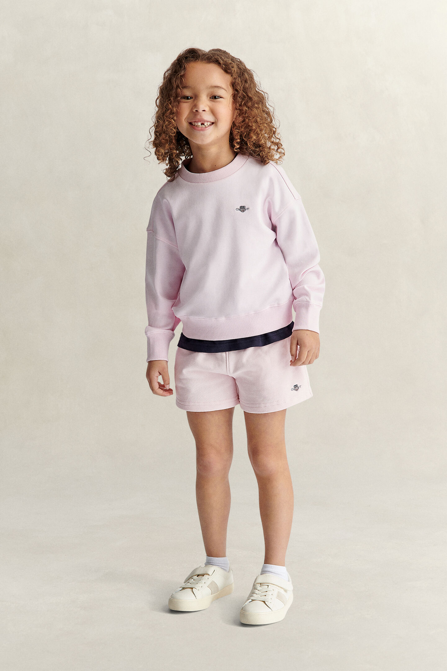 Girls Oversized Shield Sweatshirt