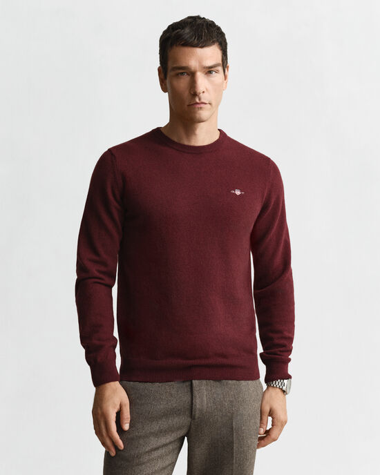 Superfine Lambswool Crew Neck Sweater