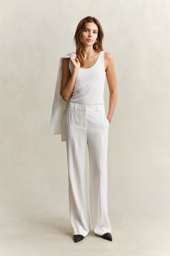 Tailored Crepe Pants