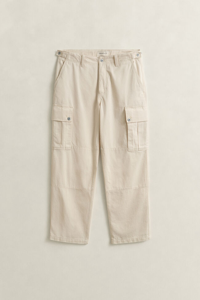 Herringbone Cargo Pants