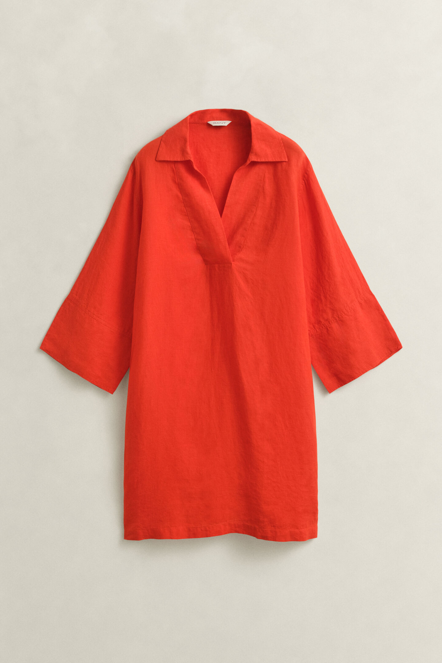 Popover Linen Dress