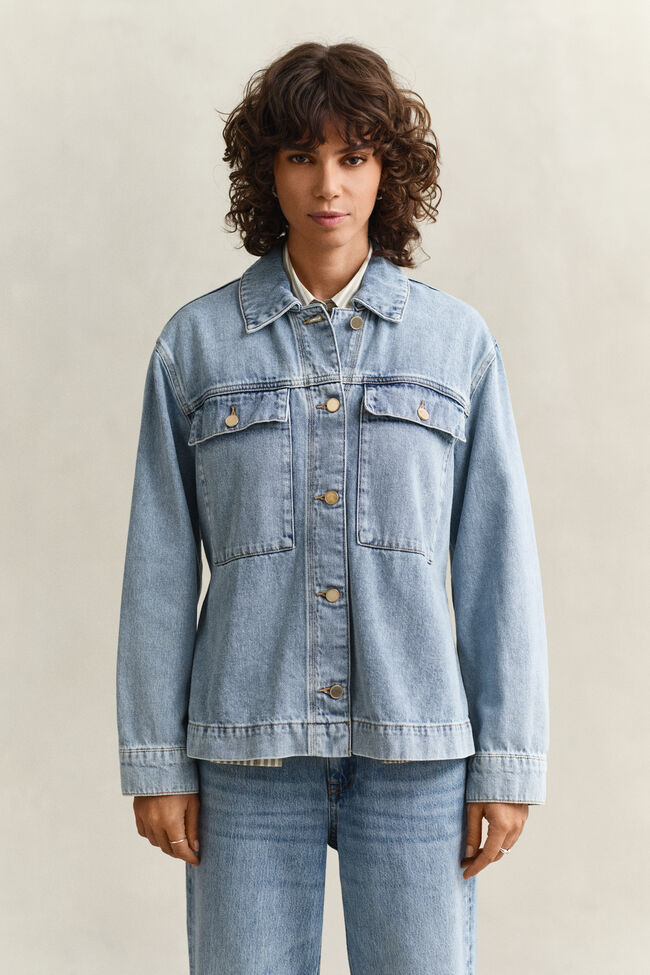 Denim Tie Jacket
