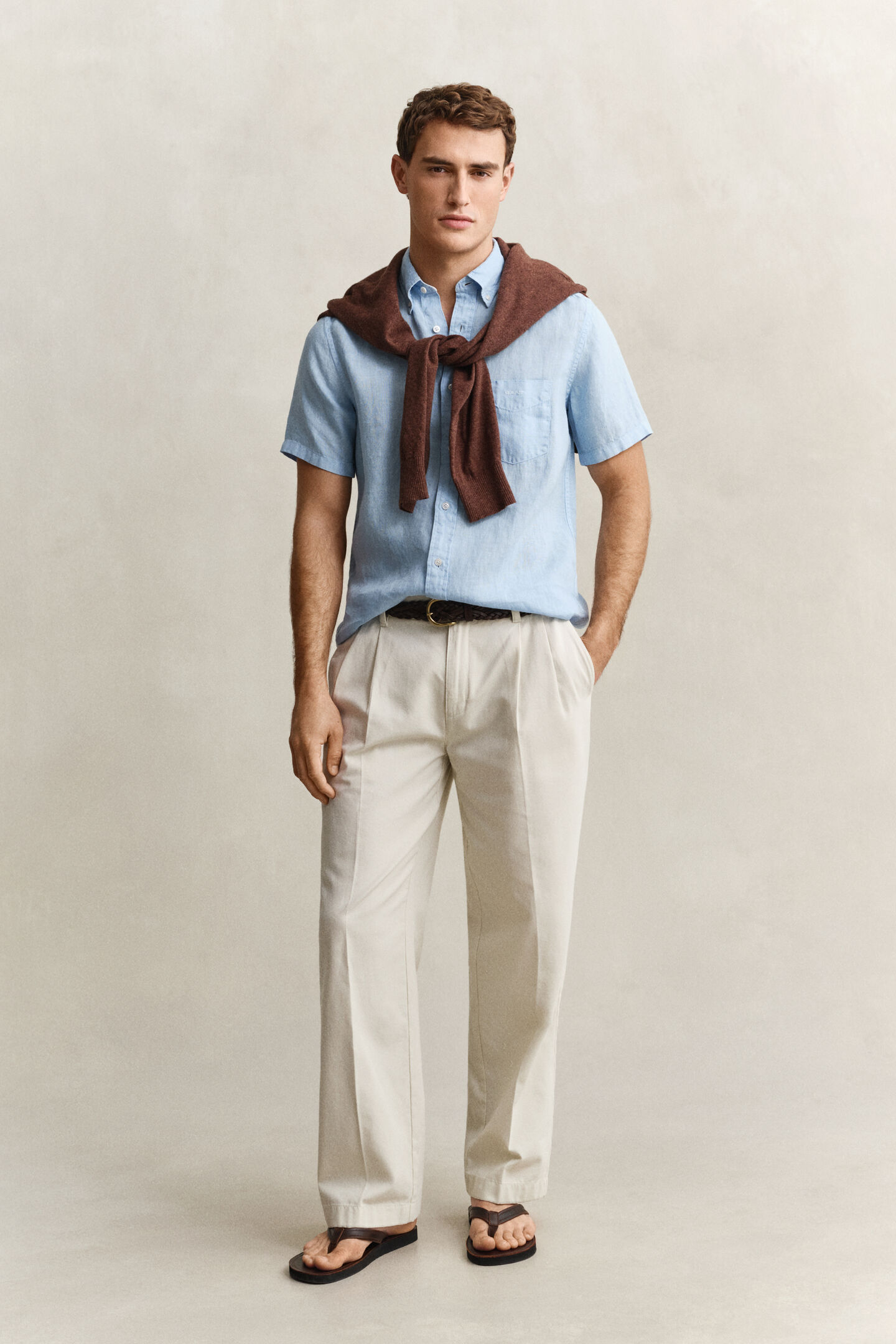 Short Sleeve Linen Shirt